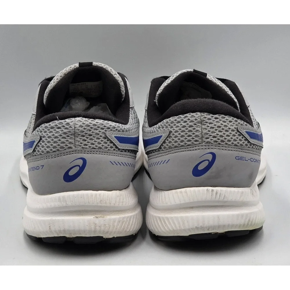 ASICS GEL-Contend 7 Mens Size 12 Piedmont Grey Blue Running Walking Shoes